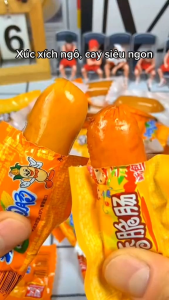 [Sỉ] 1 Thùng Xúc Xích Ngô Xúc Xích Cay Gói To 32g