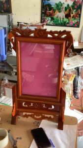 Khung ảnh thờ gỗ hương 20x30