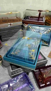 KOTAK HANTARAN BOX KOTAK SESERAHAN KOTAK PARSEL SOUVENIR PERNIKAHAN TUTUP MIKA