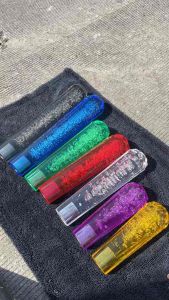 หัวเกียร์คริสตัล หัวเพชร 15ซม.20ซม.25ซม.สำหรับทุกรุ่น หัวเกียร์ซิ่ง สีสันสดใส