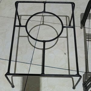 Tatakan Kompor Tungku 1 Besi Tebal Kuat Tahan Beban 50kg. Bisa COD