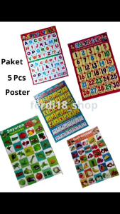 Poster Edukasi Anak Paket 5pcs