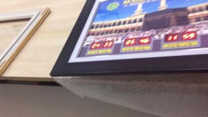 Jam Sholat Iqomah Digital Gratis Gambar Masjid