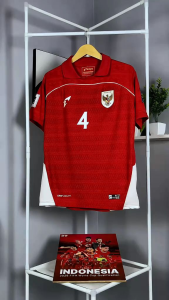 jersey ERSPO TIMNAS INDONESIA terbaru warna merah kualitas GO logo garuda timbul embos