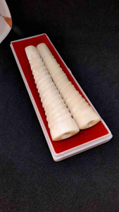 Pipa Tulang Sapi Oval Motif Belimbing A97