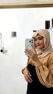Gamis Wanita Terbaru Crinkle Airflow Lebaran 2024 Remaja Dewasa Busui Friendly Kekinian Import
