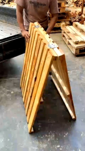 Palet Dipan Kayu Jati Single Bed 90x200x6cm 100x200x6cm (Siap Pakai)