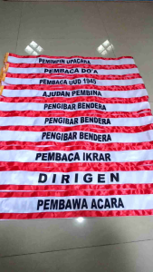 SELENDANG UPACARA / SELENDANG PER PETUGAS UPACARA