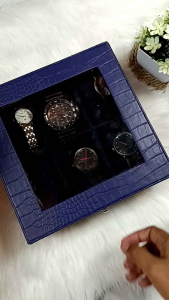 Kotak jam tangan 6 slot || Tempat jam tangan 6 slot || wadah jam tangan || Box jam tangan