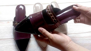 BIG size 37/SD 45 sepatu bakpao wanita hak tinggi 3 cm.