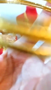 Gelang Kroncong model polos Titanium Lapis Emas 24K (6pc)