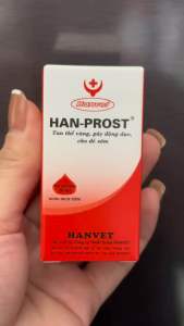 HAN-PROST 20ml Hanvet - Dung Dịch Hỗ Trợ Quản Lý Sinh Sản Vật Nuôi Trâu Bò Heo Dê Cừu Chó Mèo