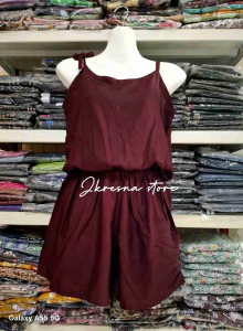 Jumpsuit Tali celana pendek