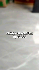 Gir Gear Crank Single 52t odessy Single Lipat Minion Fixie. Panjang arm 170 mm