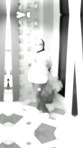 Kaos Wanita Oval Lengan Panjang Kerut Kombinasi Raglan Atasan Wanita Motif