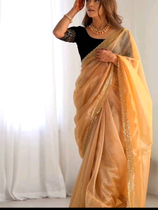 New Arrival A Beautiful Party wearing Tissue silk saree [pre order 5 days]