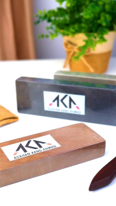 ASAHAN KANG AHMAD Batu asah asli alam 1 paket isi 3 dengan grit yang berbeda dimenesi 15x5x2cm knife sarpener weastone pengasah pisau