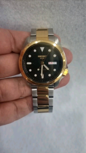 SEIKO 5 SPORTS Automatic Two Tone Stainless Steel Watch SRPE60K1 (3 Year Warranty)