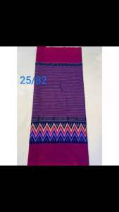 ผ้าซิ่นทอลายริ้ว ผ้าถุงทอลาย ผ้าฝ้ายทอลายเนื้อดีสีไม่ตกผ้าไม่หด ผ้าเป็นผืนยังไม่ได้ตัดเย็บนะคะ (เชียงรายฝ้ายล้านนา)