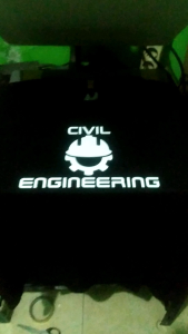 Kaos Atasan Pria Distro CIVIL ENGINEERING Lengan Pendek All Size