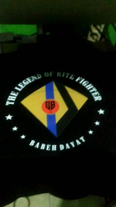 Kaos Lengan Pendek Dan Panjang Hitam Komunitas Layangan Adu GB51 BABEH DAYAT