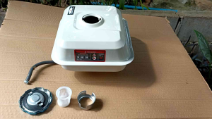 A577ชุดถังน้ำมัน เครื่องยนต์เบนซิน 4 จังหวะ รุ่น GX200 170F (ถังน้ำมัน + ฝาถังน้ำมัน+กรอง+สายน้ำมัน+ที่รองกรอง)งานพรีเมี่ยม ตรงปก 100%✓✓✓