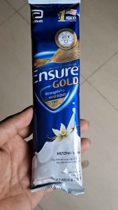 (Combo 10 gói) Sữa Ensure Gói 60.6g Abbott Hoa Kỳ HSD 02/2027