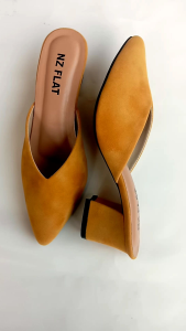 slop wanita bludru 5 cm