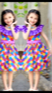 เดรสย้อนยุคเด็กหญิง ชุดแหยมยโสธรเด็กหญิง แถมฟรีเข็มขัดเข้าชุด