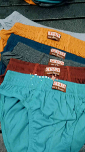 6pcs celana dalam cowok AGB anak remaja bahan katun halus tebal warna random