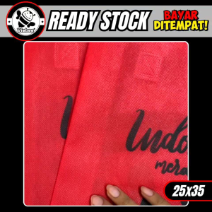 Goodiebags Kemerdekaan Model Tali Press SoekarnoHatta 25x35x8 Muat Doorprize Agustusan Siap Kirim
