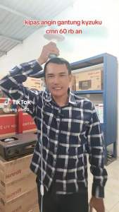 KIPAS ANGIN GANTUNG 4 BALAI 28W KYZUKU MJ Elektric