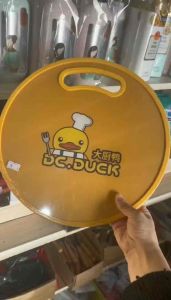 Thớt nhựa kháng khuẩn viền Silicon Hình vịt vàng G-Duck