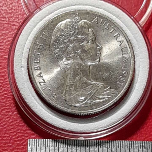 Koin Australia Koleksi kuno 10 Cents Queen Elizabeth II