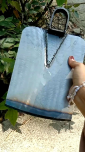 Cangkul Kotak Putih Baja Super Anti Lengket