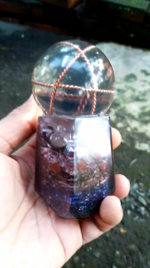 BIO G BUSTER TOWER BUSTER ORGONITE SCALAR WITH ENERGY BALL