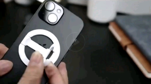 Magsafe double-sided magnetic phone holder metal holder. Universal foldable magnetic phone holder. 360-degree rotating double-sided magnetic phone holder alloy. Lightweight and slim design.