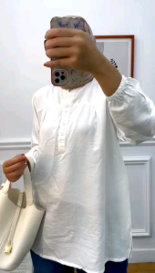 New Atasan Blouse Nirmala/Atasan Putih/Atasan Jumbo