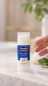Vaseline Plus Multi Balm Stick for Dry Skin 40 g Moisturizes Protects Soothes Multi-Purpose Ideal for Lips Hands Elbows Heels Small Stick Big Care