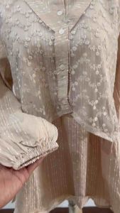 Lamb Distro Kemeja blus atasan wanita salur renda tile