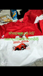 KAOS DISTRO KAOS MERAH PUTIH /KAOS CALON PRESIDEN DAN WAKIL PRESIDEN GANJAR/MAHFUD