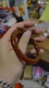 Vòng tay M.ã N.ão đỏ nâu bản đủa 1.2 sen dành cho Nữ.