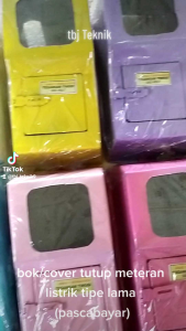 Box / cover tutup meteran kWh Listrik tipe Lama atau bulanan (pascabayar)