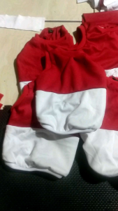 Baju Kucing Anjing Merah Putih