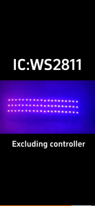 LED Full Color WS2811 DC12V กันน้ำIP65 (1แผงมี20ชิพ ชิพล่ะ3หลอด) จัดส่ง1-3วัน
