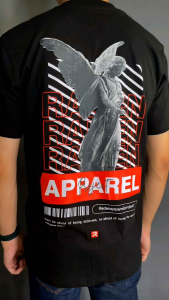 Raden Skygo T-shirt Streetwear Greece Angel R058 Jet Black