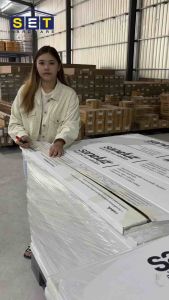 ตัวอย่างสินค้า 1 แผ่น กระเบื้องยาง SPC แบบคลิกล็อก ขนาด 12 ซม.