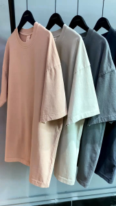 KAOS POLOS MURAH OVERSIZE MAROON COTTON COMBED 24S