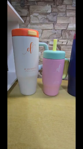 El Exclusive Tumbler by Fahrin Ahmad Limited Edition 2 Sizes - Leak-Proof Ergonomic Handle Safe Materials (Foc 1-10ml El Perfume for every purchase)