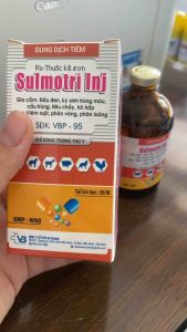 SULMOTRI (100ml) VBpharma xử lý cầu trùng đầu đen ký sinh trùng đường máu viêm ruột gà đá chim cảnh gia cầm khác